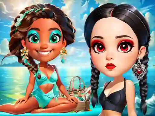 Permainan Wave Chic Ocean Fashion Frenzy talian