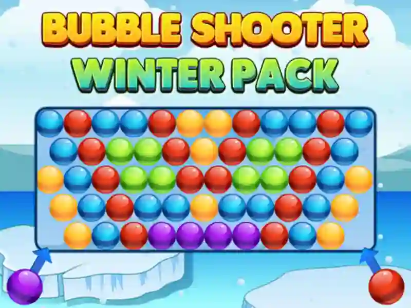 Permainan Bubble Shooter Winter Pack talian