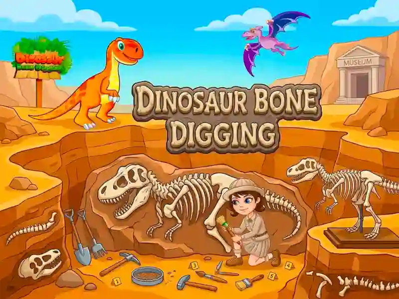 Permainan Dinosaur Bone Digging talian