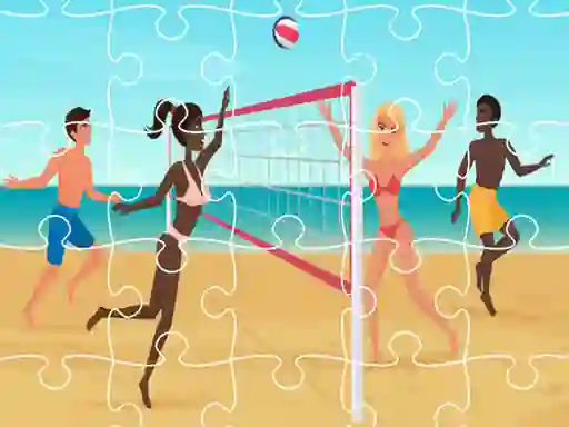 Permainan Beach Volleyball Jigsaw talian