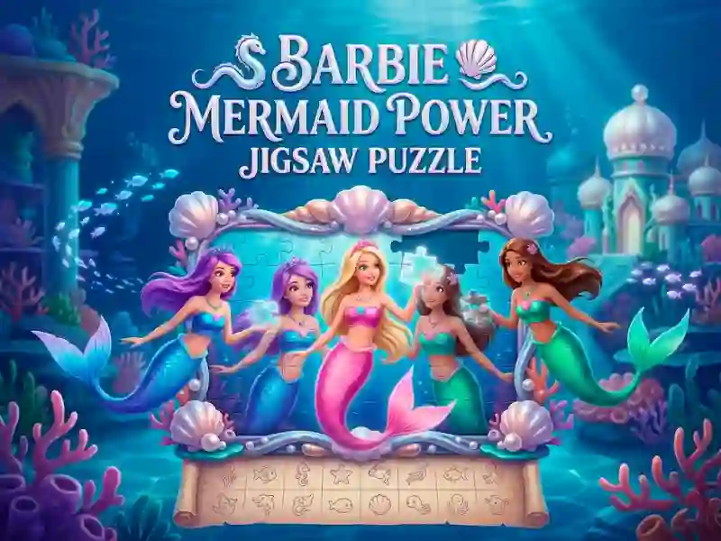 Permainan Barbie Mermaid Power Jigsaw Puzzle talian