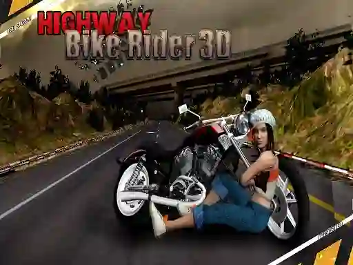 Permainan Highway Bike Rider 3D talian