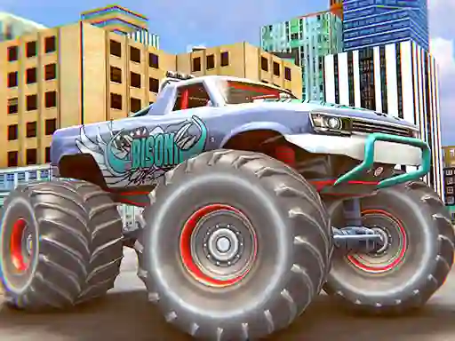 Permainan Monster Truck Stunt Driving Simulation talian