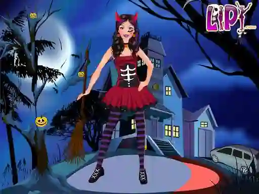 Permainan Halloween Doll Party Fashion talian