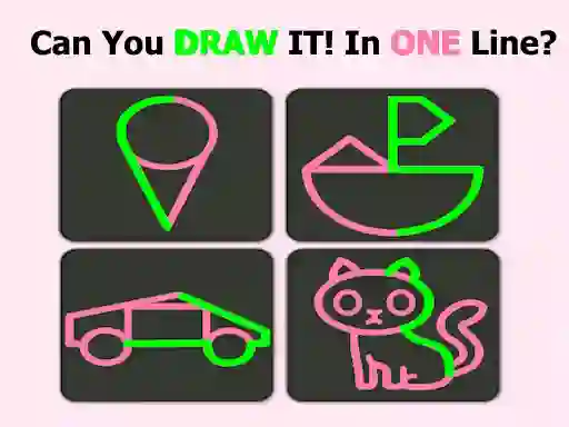 Permainan Brain Test: One Line Draw Puzzle talian