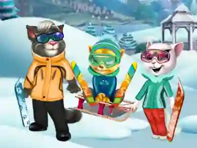 Permainan Cats Winter Fun talian