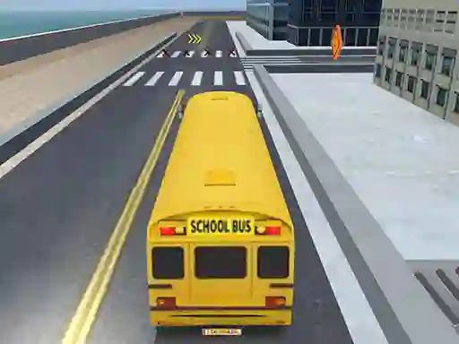 Permainan School Bus Simulation Master talian