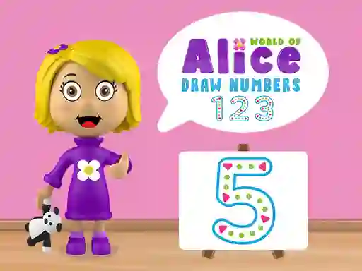 Permainan World of Alice Draw Numbers talian