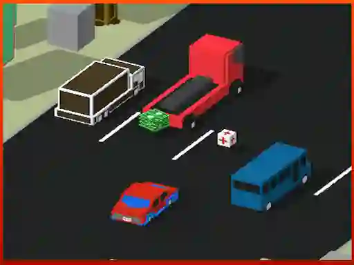 Permainan Blocky Traffic Racer talian