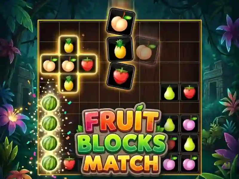 Permainan Fruit Blocks Match talian