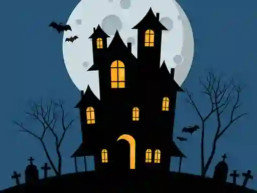 Permainan Halloween Night Match 3 talian