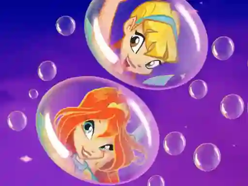 Permainan Draw Winx Bubble Path talian