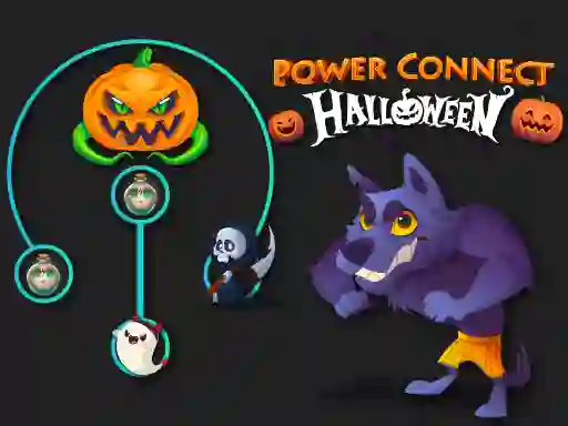 Permainan Power Connect Halloween talian
