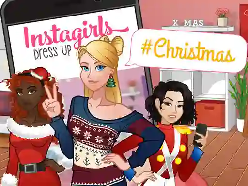 Permainan InstaGirls Christmas Dress Up talian