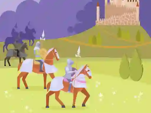 Permainan Medieval Knights Match 3 talian