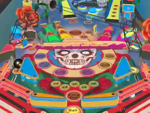 Permainan Pinball Simulator Day of Dead talian