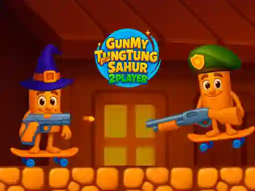 Permainan Gun MyTung tung Sahur 2 Player talian