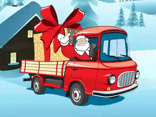 Permainan Christmas Vehicles Jigsaw talian
