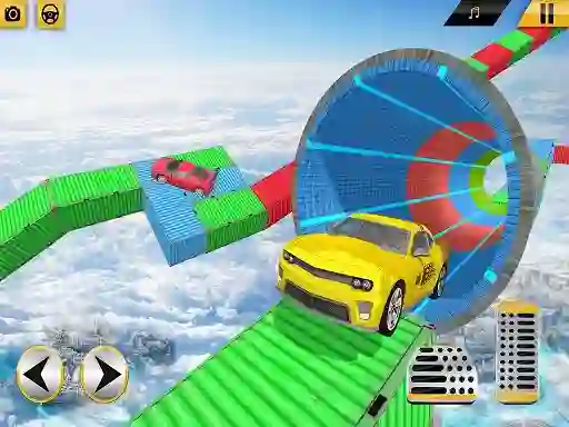 Permainan Impossible Car Driving 3d: Free Stunt talian