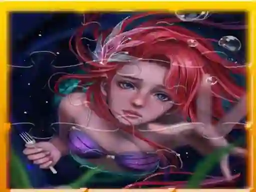 Permainan Mermaid Ariel Princess Jigsaw Puzzle talian