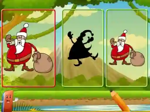 Permainan Santa Shadow Match talian
