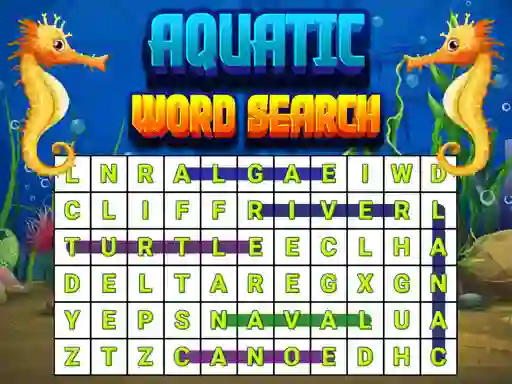 Permainan Aquatic Word Search talian