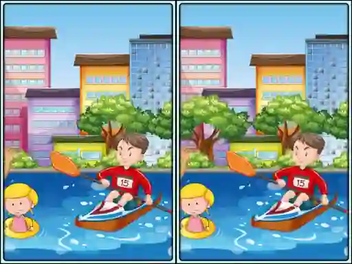 Permainan Spot 5 Diffs Urban Life talian