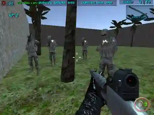 Permainan Survival Wave Zombie Multiplayer talian