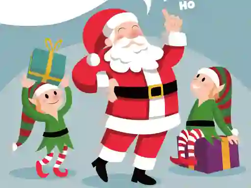 Permainan Santa Merry Xmas Puzzle talian