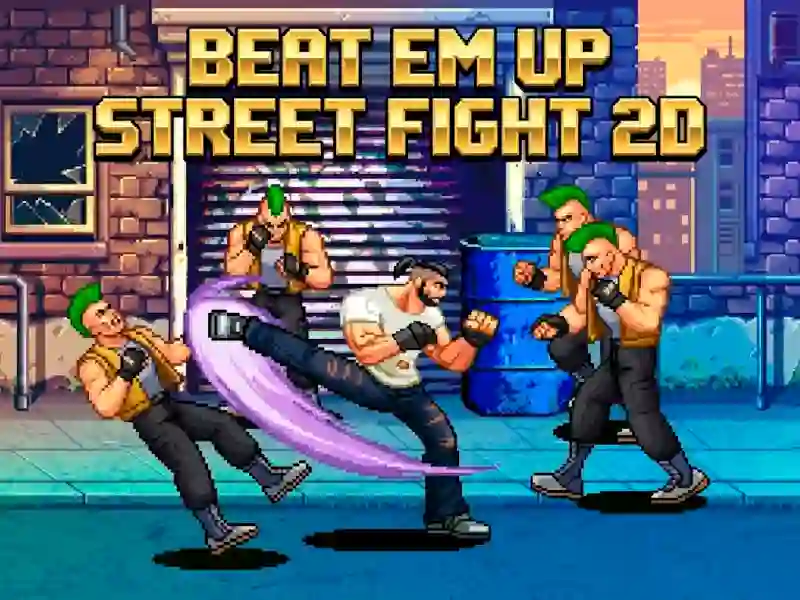Permainan Beat Em Up Street Fight 2d talian
