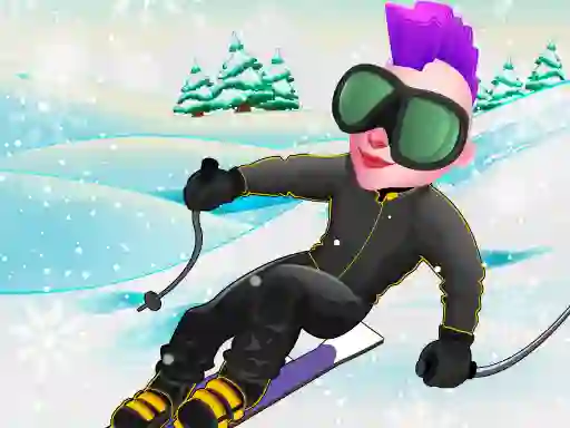 Permainan Snowcross Stunts talian