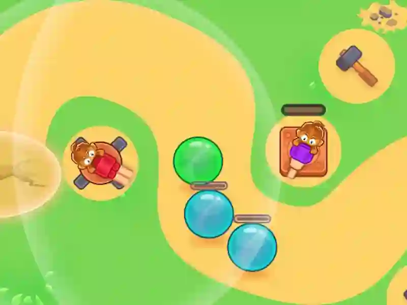 Permainan Monkey Bubble Defense talian