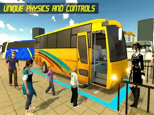 Permainan Modern Bus Parking Advance Bus talian
