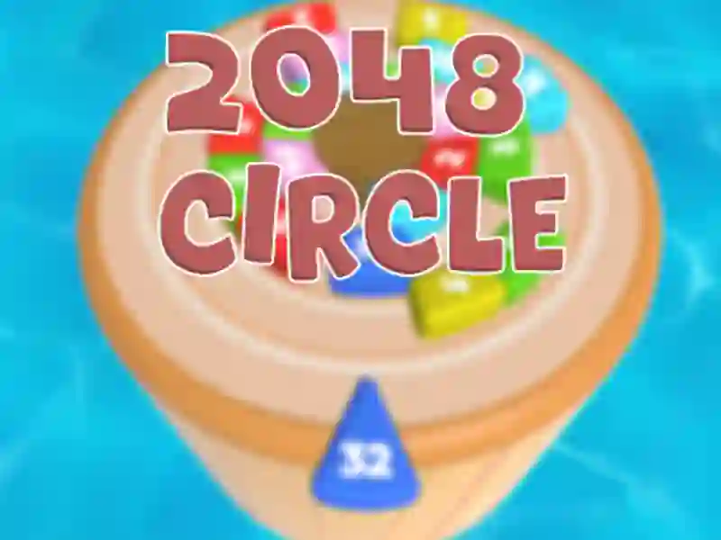 Permainan 2048 Circle talian