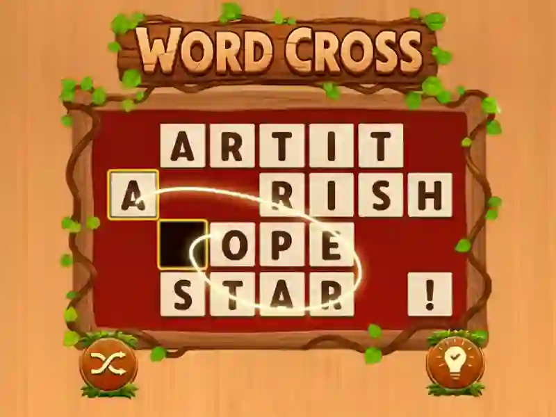 Permainan Word Cross talian