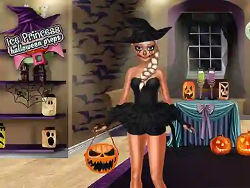 Permainan Ice Princess Halloween Preps talian
