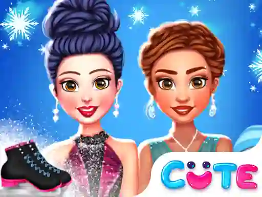 Permainan Princess Winter Ice Skating Outfits talian