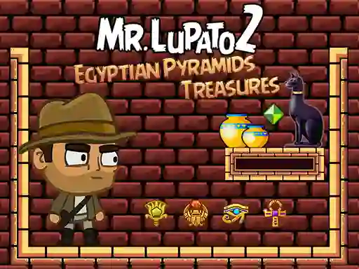 Permainan Mr Lupato 2: Egyptian Pyramids Treasures talian