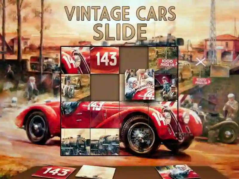 Permainan Vintage Cars Slide talian