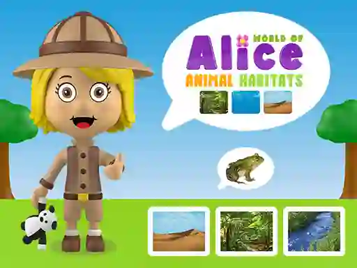 Permainan World of Alice Animal Habitats talian