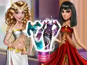 Permainan Dolly Princess vs. Villain Dress Up talian