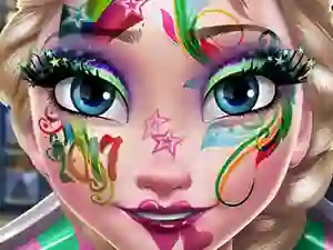 Permainan Elsa New Year Makeup talian