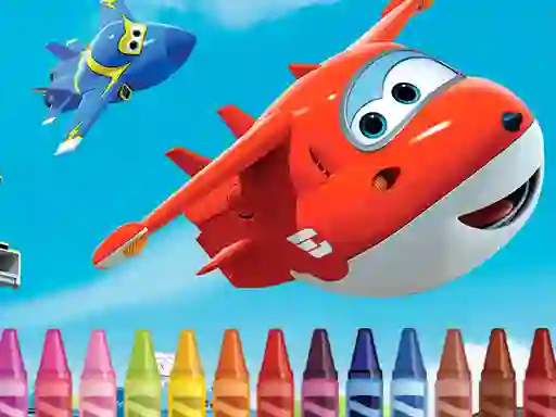 Permainan Superwings Coloring talian