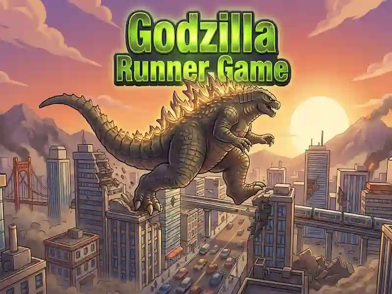 Permainan Godzilla Runner Game talian