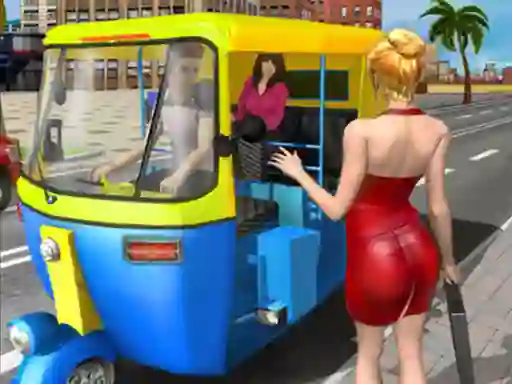 Permainan Real Rickshaw Drive talian
