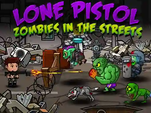 Permainan Lone Pistol: Zombies In The Streets talian