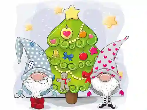 Permainan Cute Gnomes Hidden Stars talian