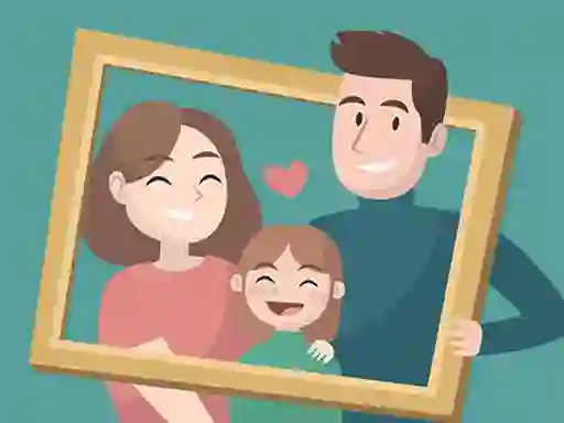 Permainan Happy Family Puzzle talian