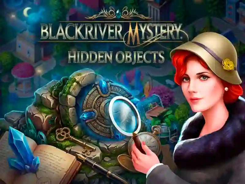 Permainan Blackriver Mystery. Hidden Objects talian