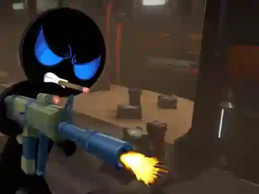 Permainan Stickman Armed Assassin Cold Space talian